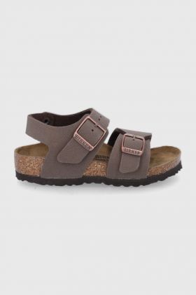 Birkenstock sandale copii culoarea maro