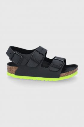 Birkenstock sandale copii culoarea negru