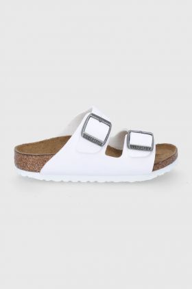 Birkenstock slapi copii culoarea alb