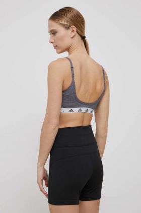 adidas Performance sutien HG3784 culoarea gri, melanj