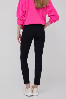 GAP leggins copii femei, culoarea negru, neted