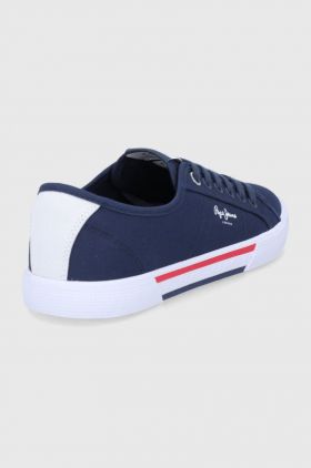 Pepe Jeans tenisi Brady Men Basic barbati, culoarea albastru marin