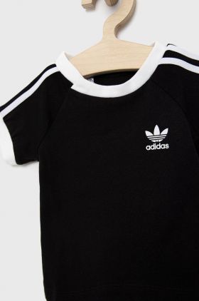 adidas Originals tricou copii H35545 culoarea negru, cu imprimeu