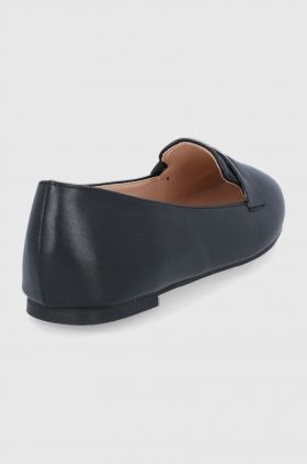 Answear Lab mocasini femei, culoarea negru, cu toc plat