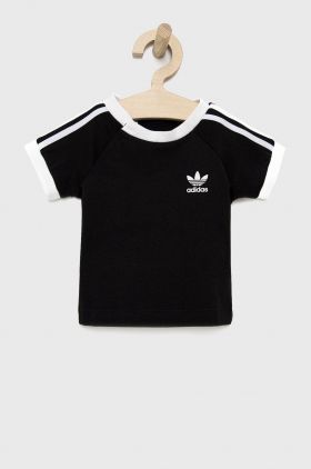 adidas Originals tricou copii H35545 culoarea negru, cu imprimeu