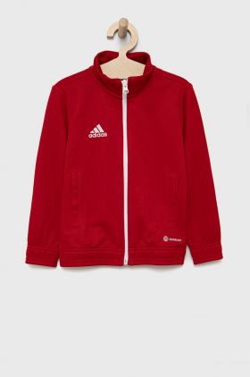 adidas Performance bluza copii H57563 culoarea rosu, neted