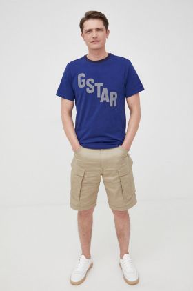 G-Star Raw tricou din bumbac cu imprimeu