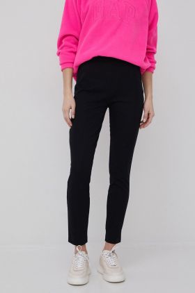 GAP leggins copii femei, culoarea negru, neted