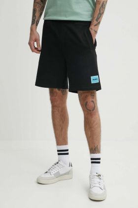 HUGO pantaloni scurți din bumbac culoarea negru 50466196