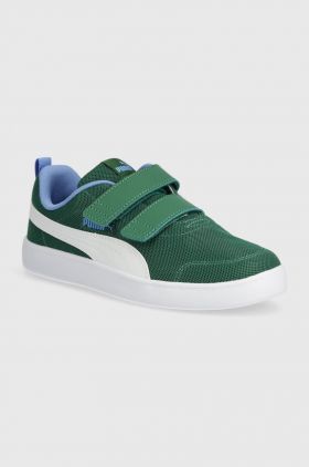 Puma tenisi copii culoarea verde