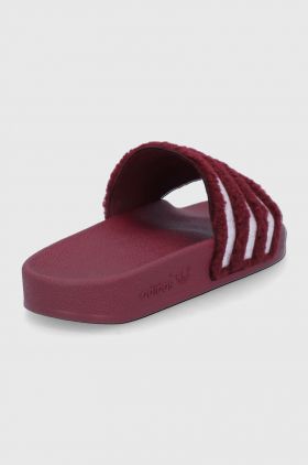 adidas Originals papuci Adilette GY0999 femei, culoarea violet