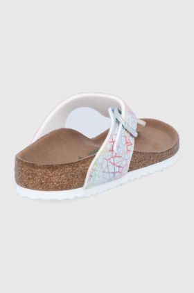 Birkenstock slapi copii culoarea argintiu