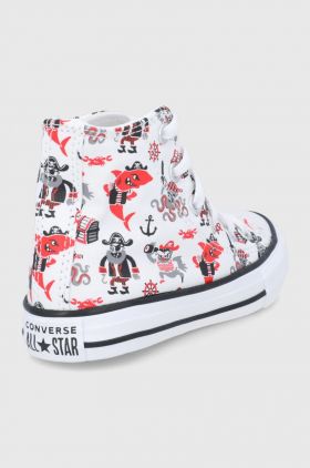 Converse tenisi copii culoarea alb