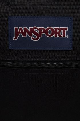 Jansport rucsac culoarea negru, mare, cu imprimeu