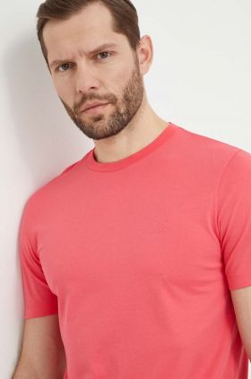 BOSS tricou din bumbac bărbați, culoarea negru, uni 50468347