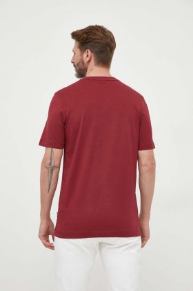 BOSS tricou din bumbac bărbați, culoarea negru, uni 50468347