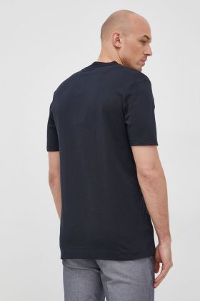 BOSS tricou din bumbac bărbați, culoarea negru, uni 50468347