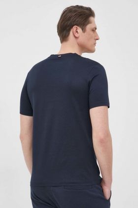 BOSS tricou din bumbac bărbați, culoarea bleumarin, uni 50468395