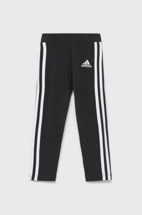 adidas Performance leggins copii H65800 culoarea negru, cu imprimeu