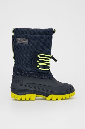 CMP cizme de iarna copii KIDS AHTO WP SNOW BOOTS culoarea albastru marin