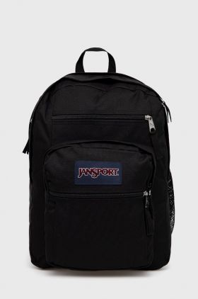 Jansport rucsac culoarea negru, mare, cu imprimeu