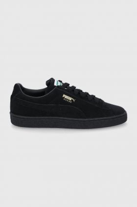 Puma sneakers de piele întoarsă Suede Classic XXI culoarea negru 37491512 374915