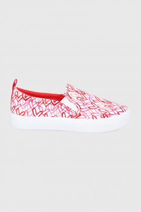 Skechers tenisi femei, culoarea rosu