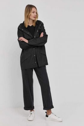 Rains geacă 12010 Jacket culoarea negru, de tranziție 12010.01-Black