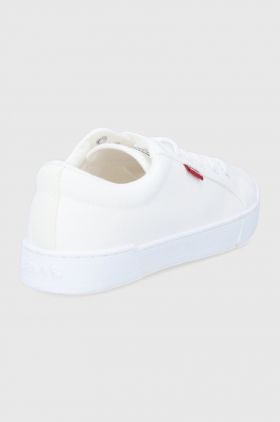 Levi's tenisi Malibu 2.0 femei, culoarea alb