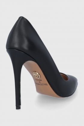 Baldowski stilettos de piele culoarea negru