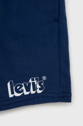 Levi's pantaloni scurti copii culoarea albastru marin,