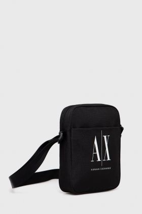 Armani Exchange borseta culoarea negru