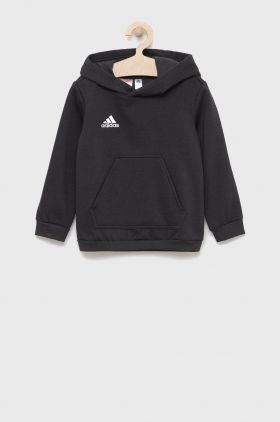 adidas Performance bluza copii H57516 culoarea negru, neted