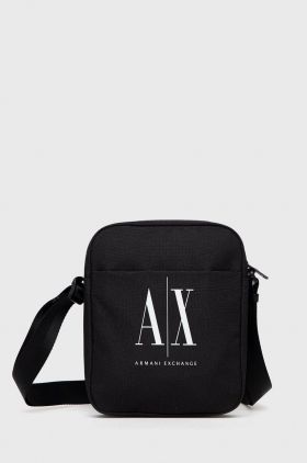 Armani Exchange borseta culoarea negru