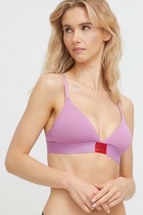 HUGO sutien culoarea violet, melanj 50469647