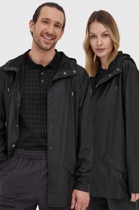 Rains geacă 12010 Jacket culoarea negru, de tranziție 12010.01-Black