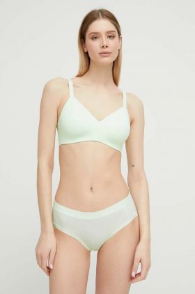 Dkny sutien culoarea turcoaz, neted