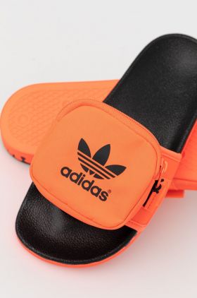 adidas Originals papuci GY1009 femei, culoarea portocaliu GY1009-SOLRED