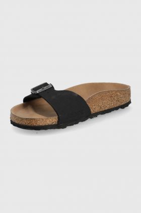 Birkenstock papuci Madrid femei, culoarea negru 1020060-Black