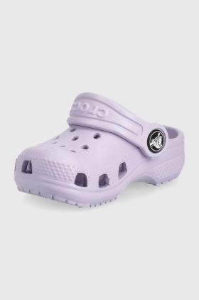 Crocs slapi copii culoarea violet