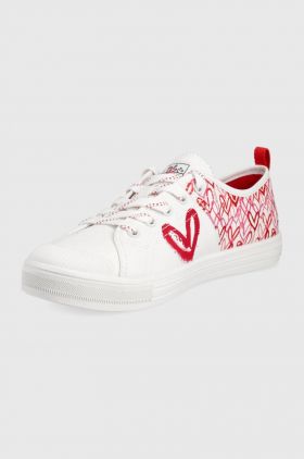Skechers tenisi femei, culoarea alb