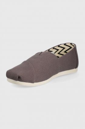 Toms espadrile Alpargata culoarea gri