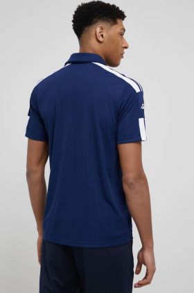 adidas Performance polo de antrenament Squadra 21 culoarea bleumarin, cu imprimeu  HC6277