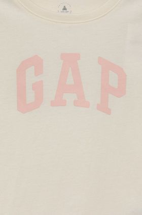 GAP tricou de bumbac pentru copii culoarea roz