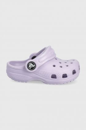 Crocs slapi copii culoarea violet