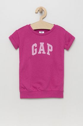 GAP rochie fete culoarea roz, mini, drept