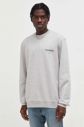 AllSaints longsleeve din bumbac cu imprimeu