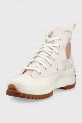 Converse teniși Run Star Hike femei, culoarea bej 172714C-Egret.Pink