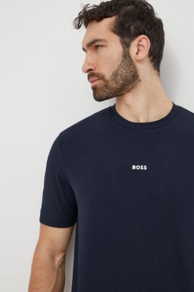 BOSS tricou BOSS ORANGE barbati, culoarea bej, neted, 50473278