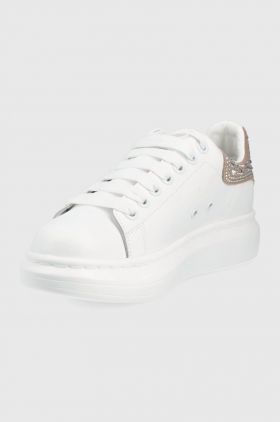 GOE ghete de piele culoarea alb